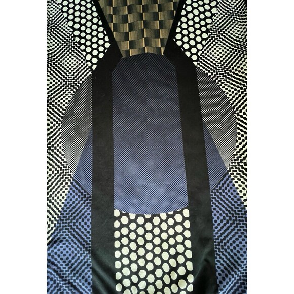 TopShop Abstract Multicolored Print Body Con Dress 3/4 Length Sleeve Size 10 - Picture 4 of 6